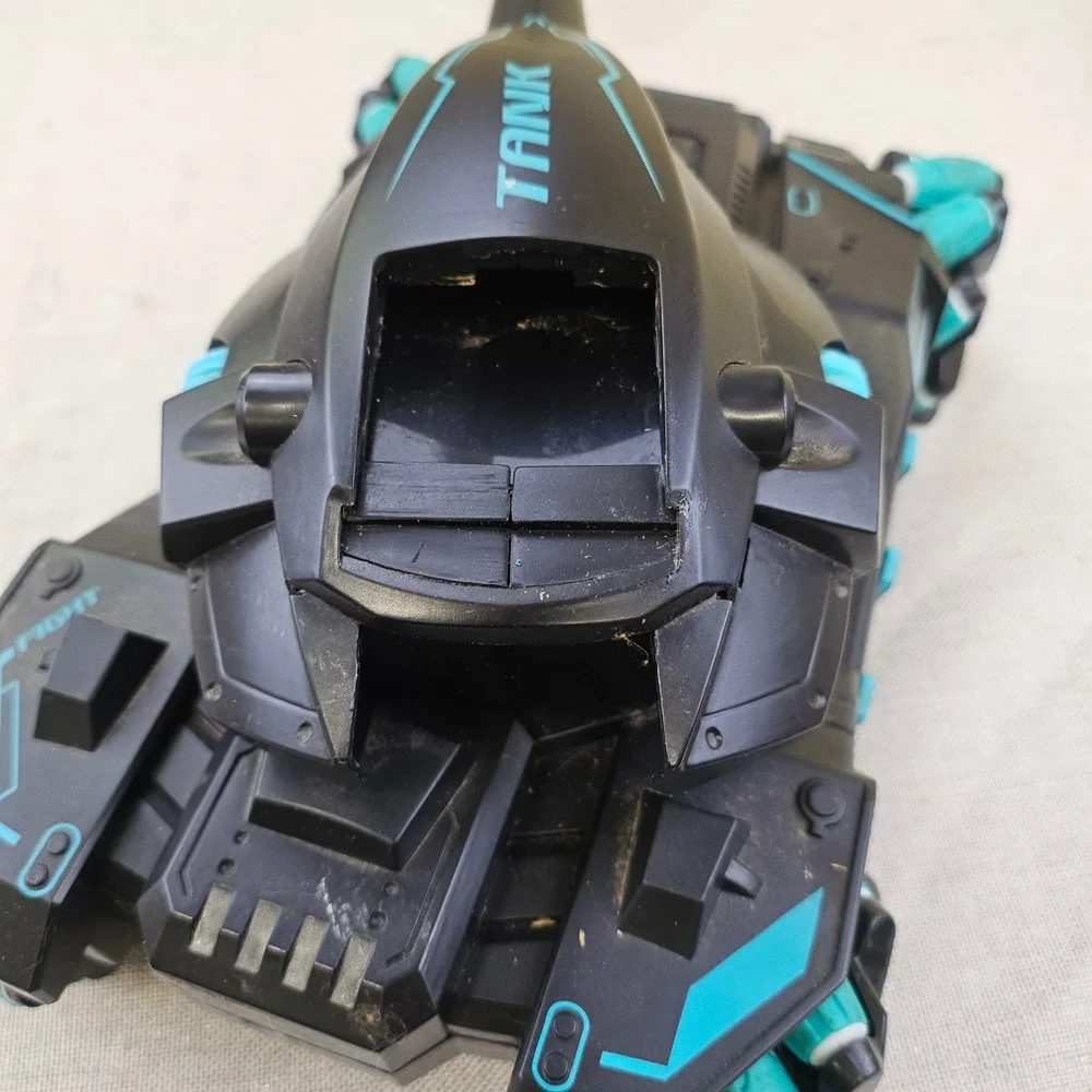 RC Remote Control Stunt Tank Toy Car 4WD Off-Road RC Tank Toy Fight NO REMOTE‎